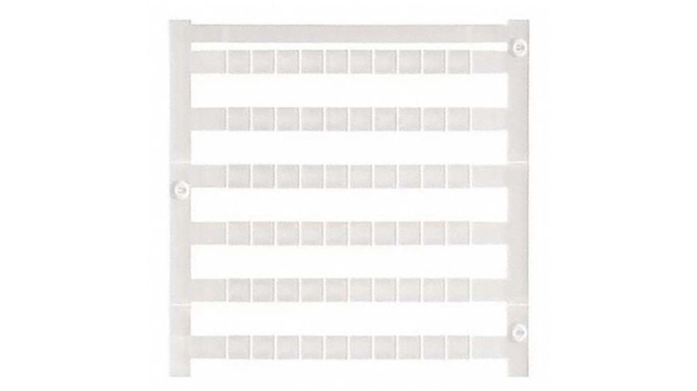 Weidmuller Terminal Marker for use with Electronic Sub-Assemblies, Plug-In Connectors, Weidmuller Cable Connectors