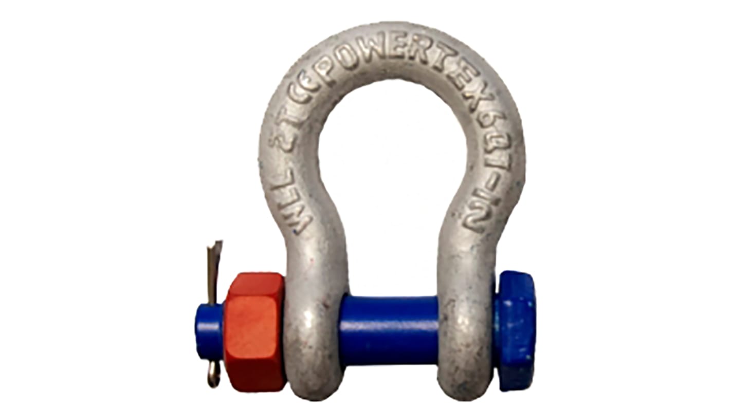 RS PRO Bow Shackle, Alloy Steel, 8.5t