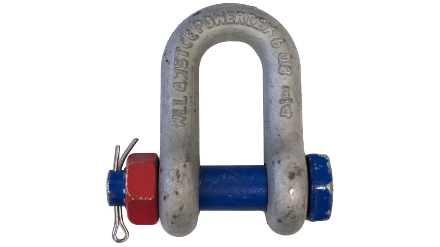 RS PRO D-Shackle, Alloy Steel, 4.75t