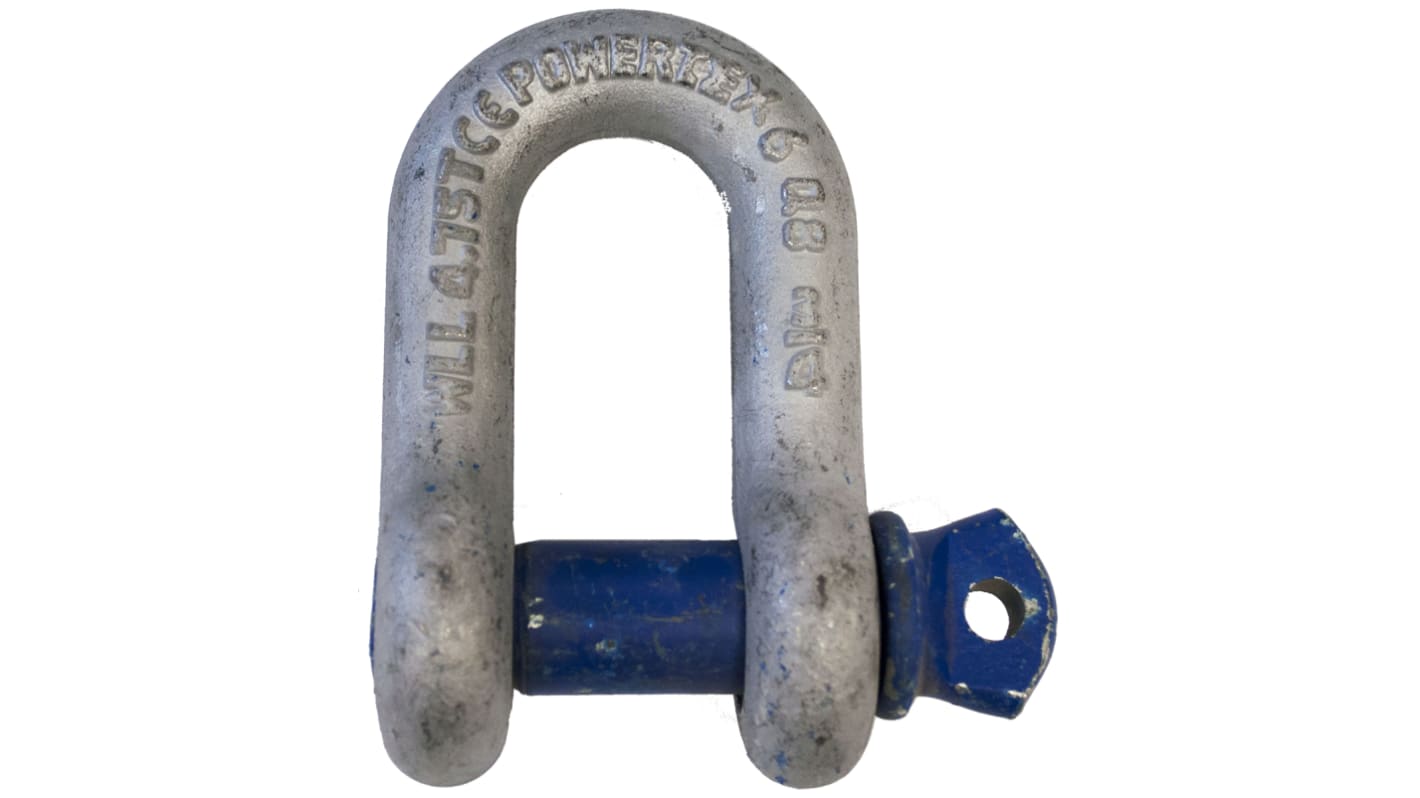 RS PRO D-Shackle, Alloy Steel, 4.75t