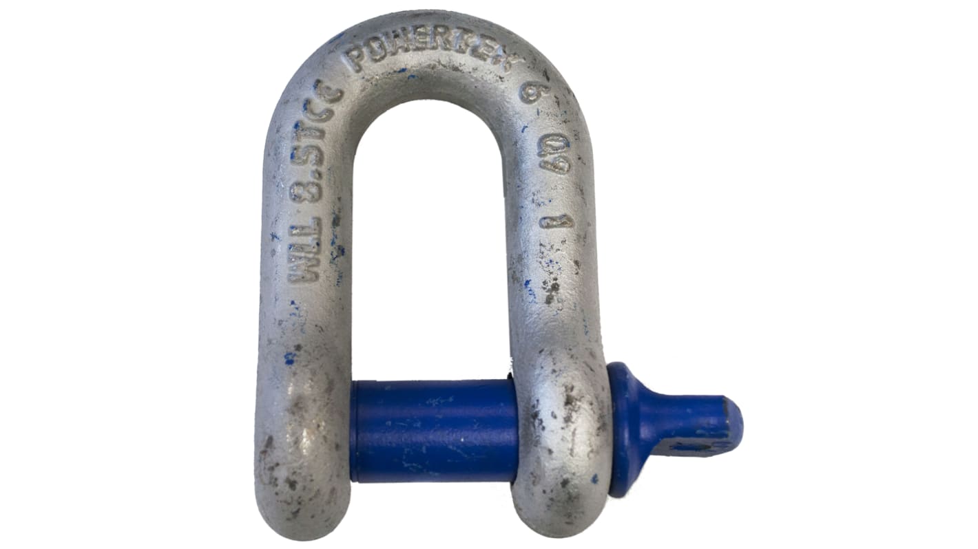 RS PRO D-Shackle, Alloy Steel, 8.5t