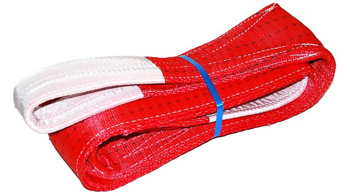 RS PRO Hebeband, Gurtband Rot, 150mm x 5m, 5t