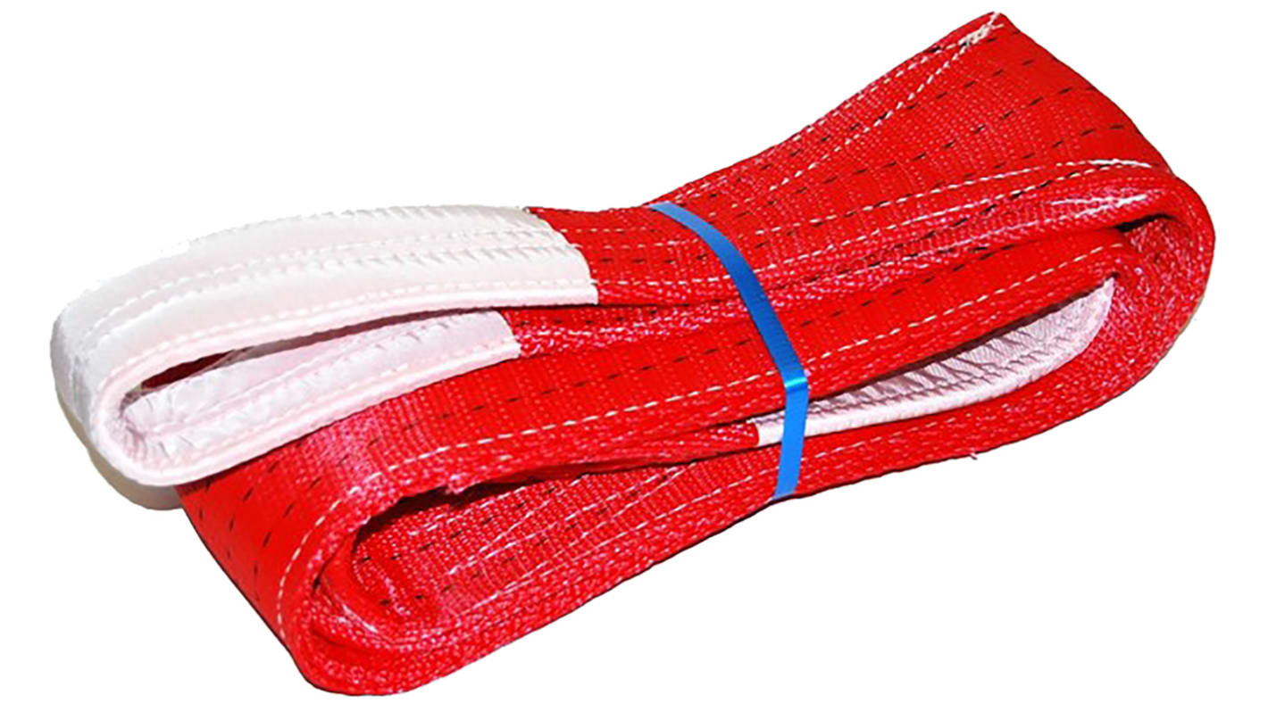 RS PRO Hebeband, Gurtband Rot, 150mm x 6m, 5t