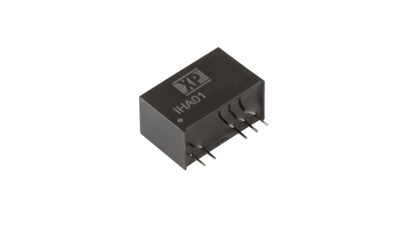 XP Power DC-DCコンバータ Vout：5V dc 4.5 → 5.5 V dc, 1W, IHA0105S05