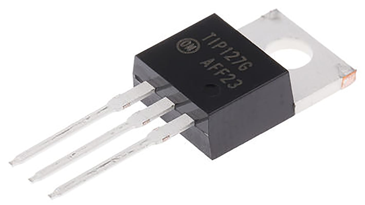 onsemi PNP ダーリントントランジスタ, 100 V, 5 A, 3-Pin TO-220AB