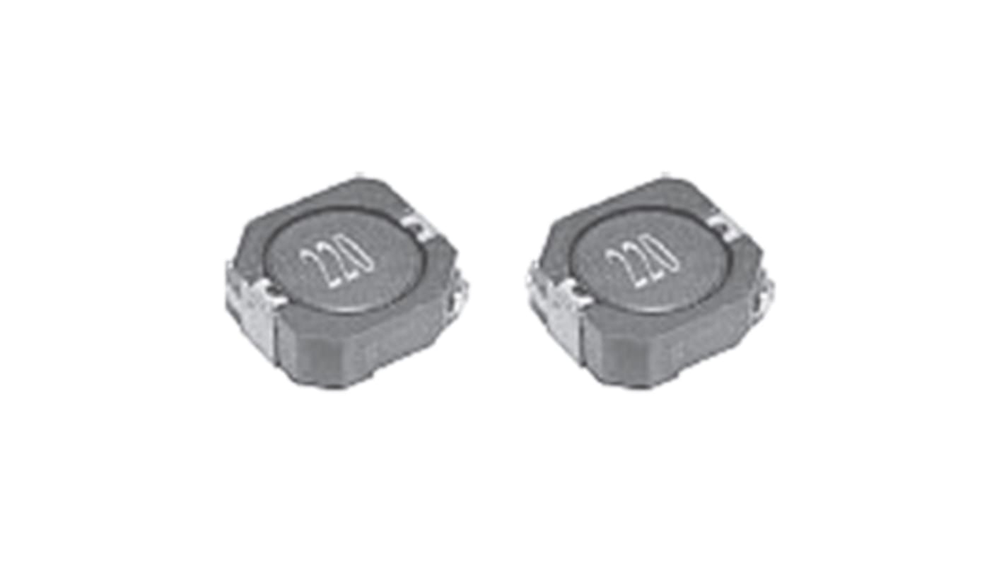 Induttore a filo avvolto SMD RS PRO, 15 μH, 3.1A, ±20%, case 0104, 10.6 x 10.5 x 4mm