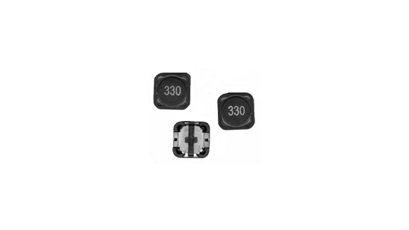 RS PRO, 24 Shielded Wire-wound SMD Inductor 10 μH Shielded 4.5A Idc