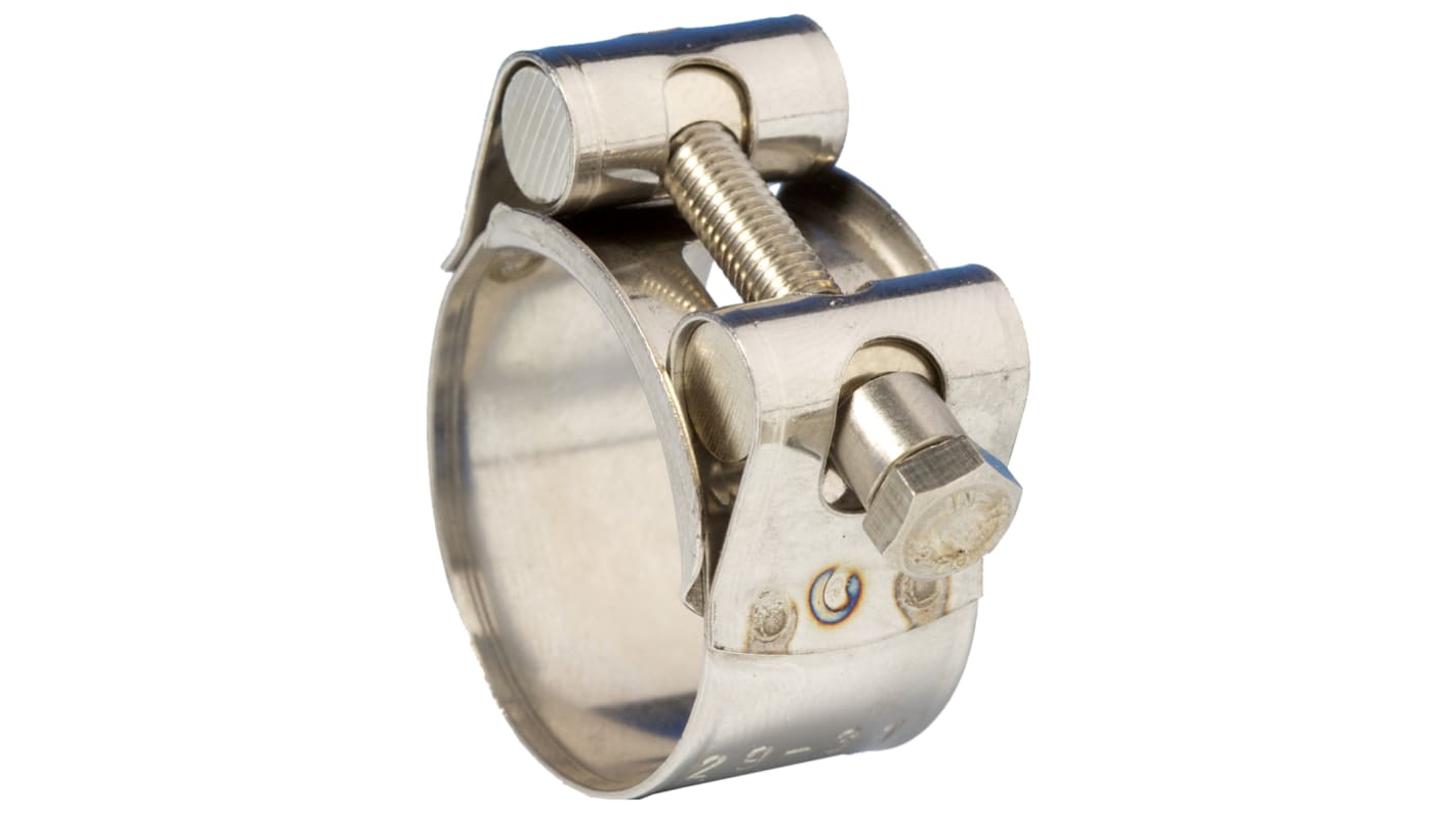 Jubilee Stainless Steel Bolt Head Bolt Drive, 18mm Band Width, 29 → 31mm ID