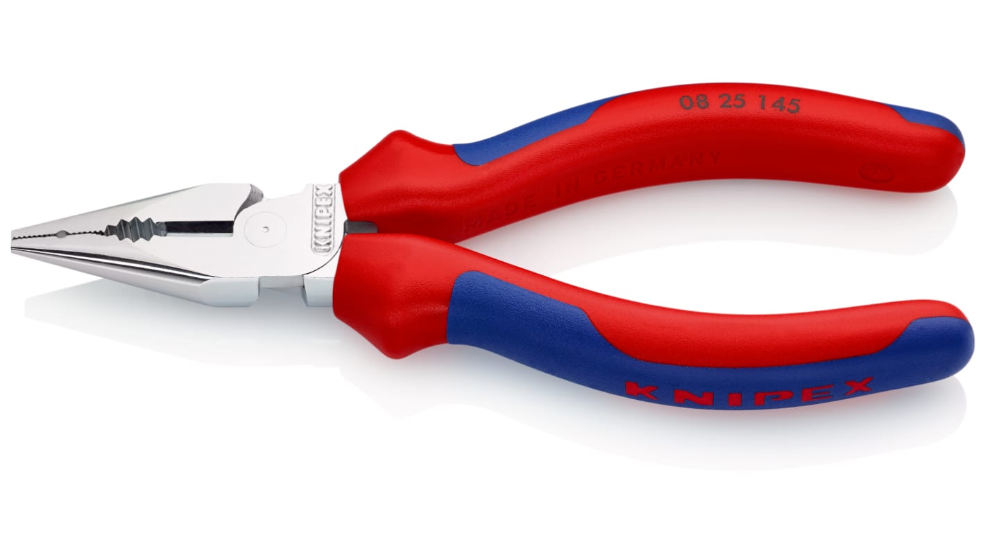 Knipex Kombizange, gebogen Schneidkraft → Kupferkabel: 8 mm harter Draht: 2 mm mittelharter Draht: 3 mm 145 mm