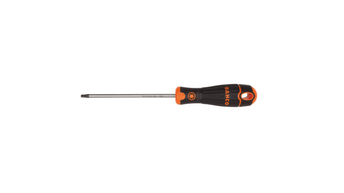 Bahco Torx  Screwdriver, T10 Tip, 75 mm Blade, 170 mm Overall