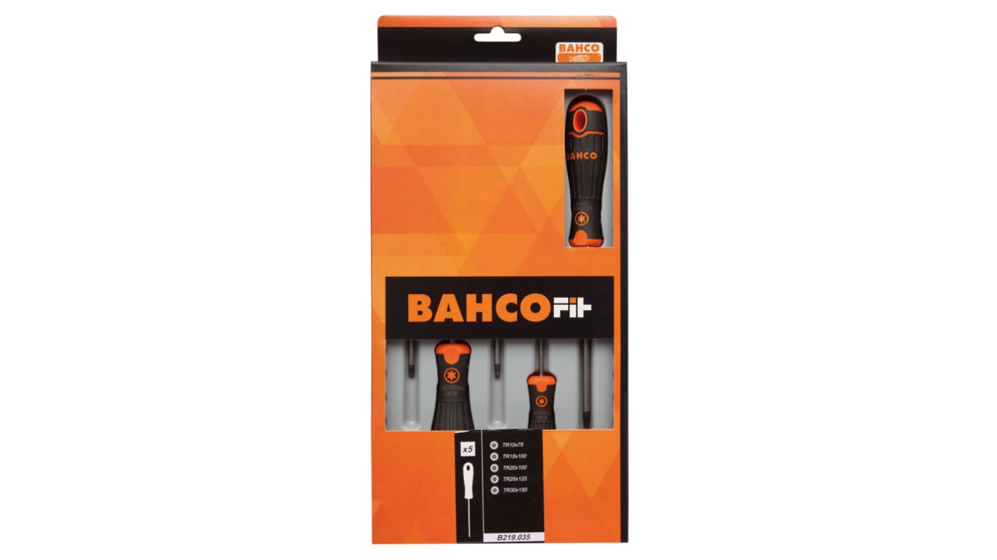 Bahco Standard-Schraubendrehersatz, 5-teilig TORX®