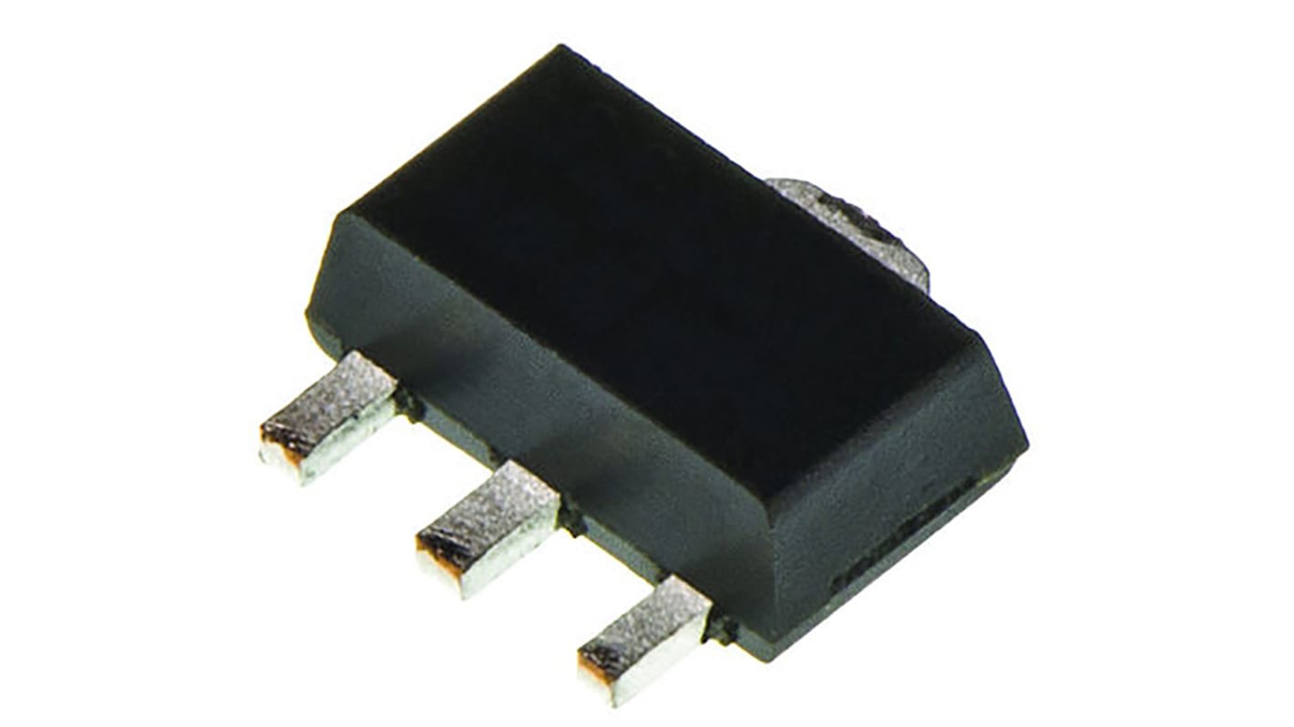 ROHM 2SAR513PT100 PNP Transistor, 1 A, 50 V, 3 + Tab-Pin SOT-89
