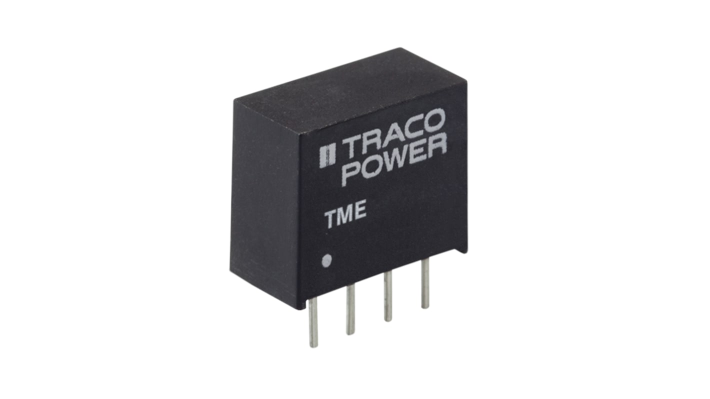 TRACOPOWER TME DC-DC Converter, 12V dc/ 80mA Output, 21.6 → 26.4 V dc Input, 1W, Through Hole, +85°C Max Temp
