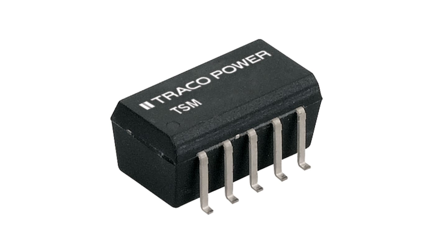 Convertisseur DC-DC TRACOPOWER, TSM, Montage en surface, 1W, 1 sortie, 5V c.c., 200mA