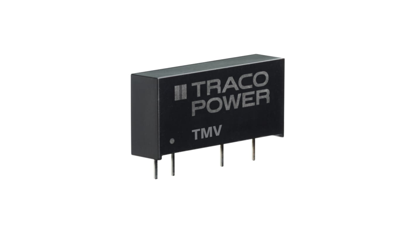 TRACOPOWER DC-DCコンバータ Vout：5V dc 4.5 → 5.5 V dc, 1W, TMV 0505S