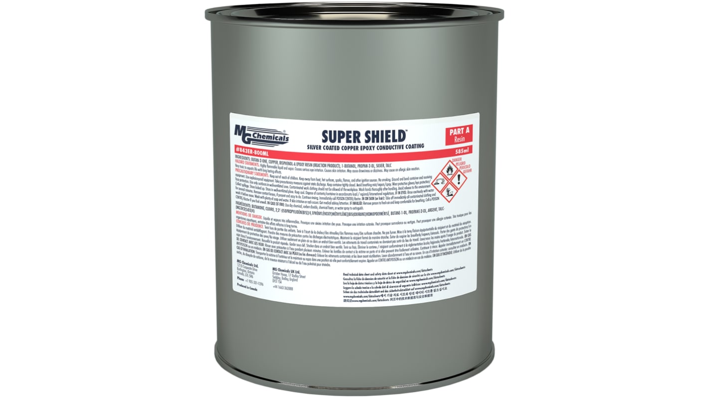 MG Chemicals Brown Silvered Copper Epoxy Conductive Paint for Aerospace, Aluminium Flanges, Automotive, Engines,