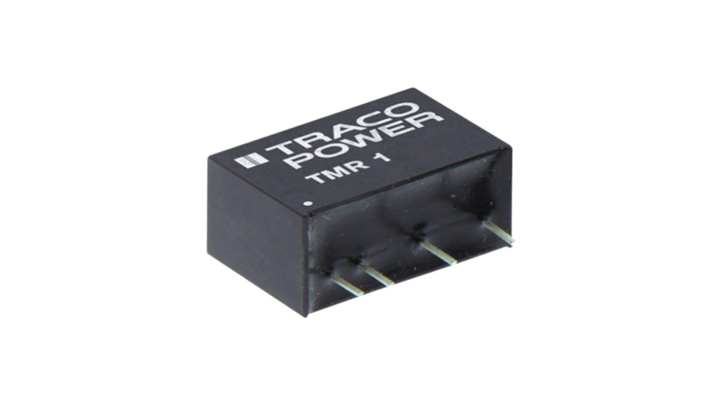 TRACOPOWER TMR 1 DC/DC-Wandler 1W 5 V dc IN, 5V dc OUT / 200mA Durchsteckmontage 1.5kV dc isoliert