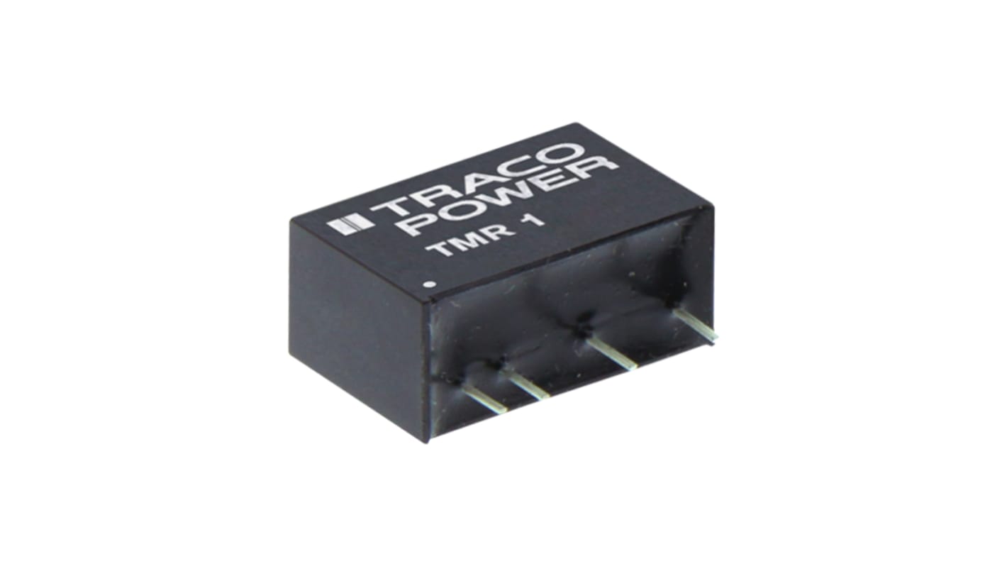 Convertisseur DC-DC TRACOPOWER, TMR 1, Montage traversant, 1W, 1 sortie, 5V c.c., 200mA