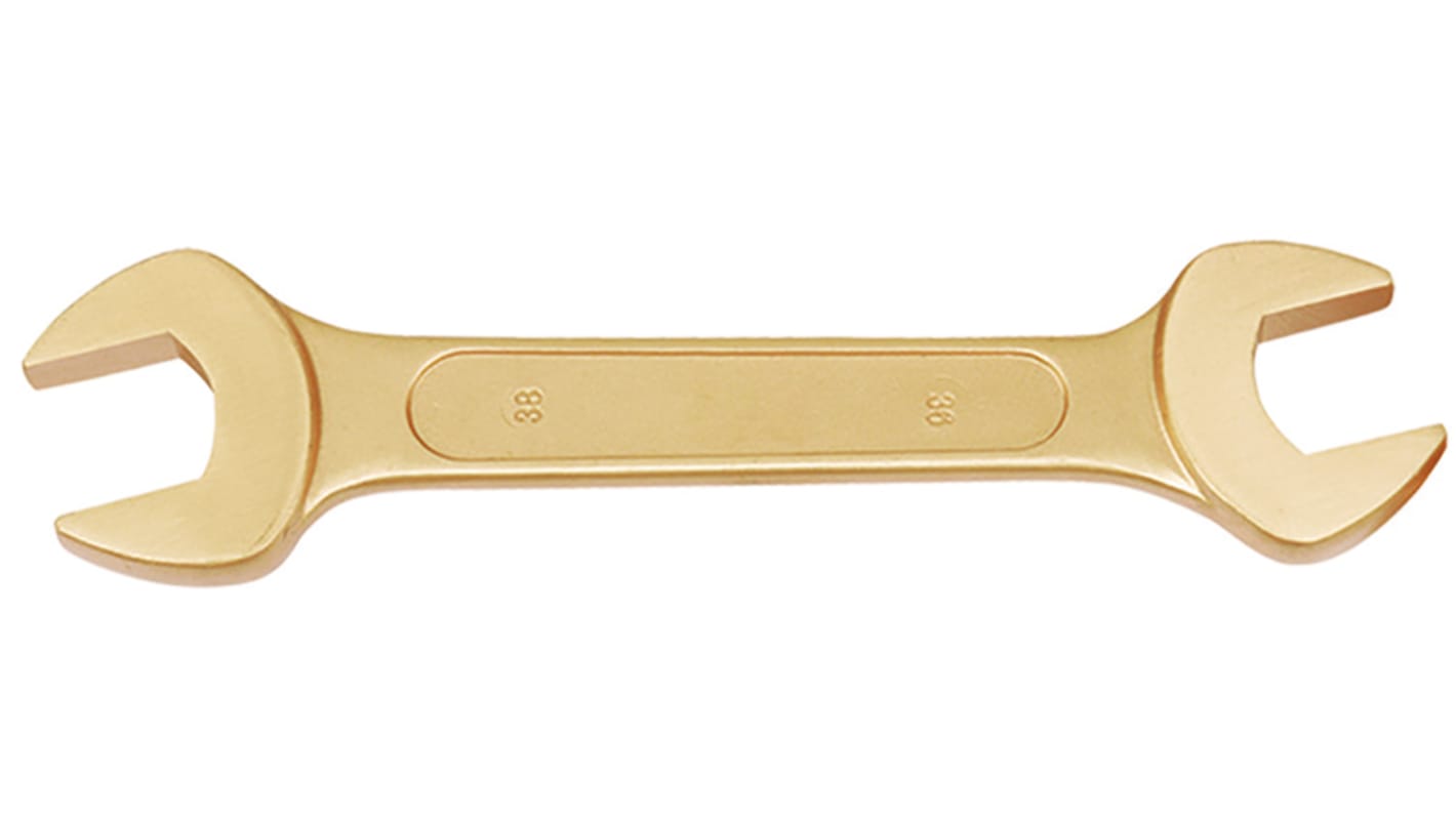 Bahco Double Ended Open Spanner, 19mm, Metric, Double Ended, 182 mm Overall