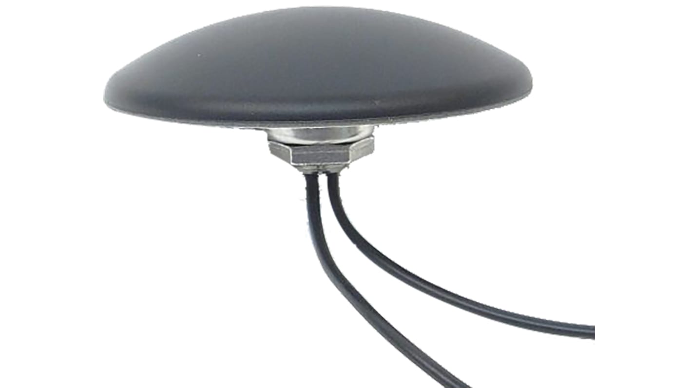 Siretta TANGO15/3M/SMAM/SMAM/S/S/22 Dome Multiband Antenna with SMA Connector, 2G (GSM/GPRS), 3G (UTMS), GPS