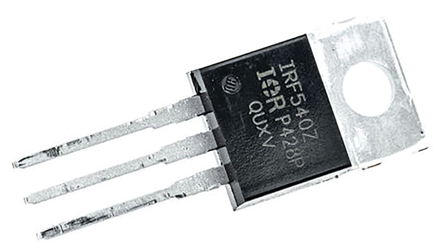 MOSFET Infineon IRF540ZPBF, VDSS 100 V, ID 36 A, TO-220AB de 3 pines, , config. Simple