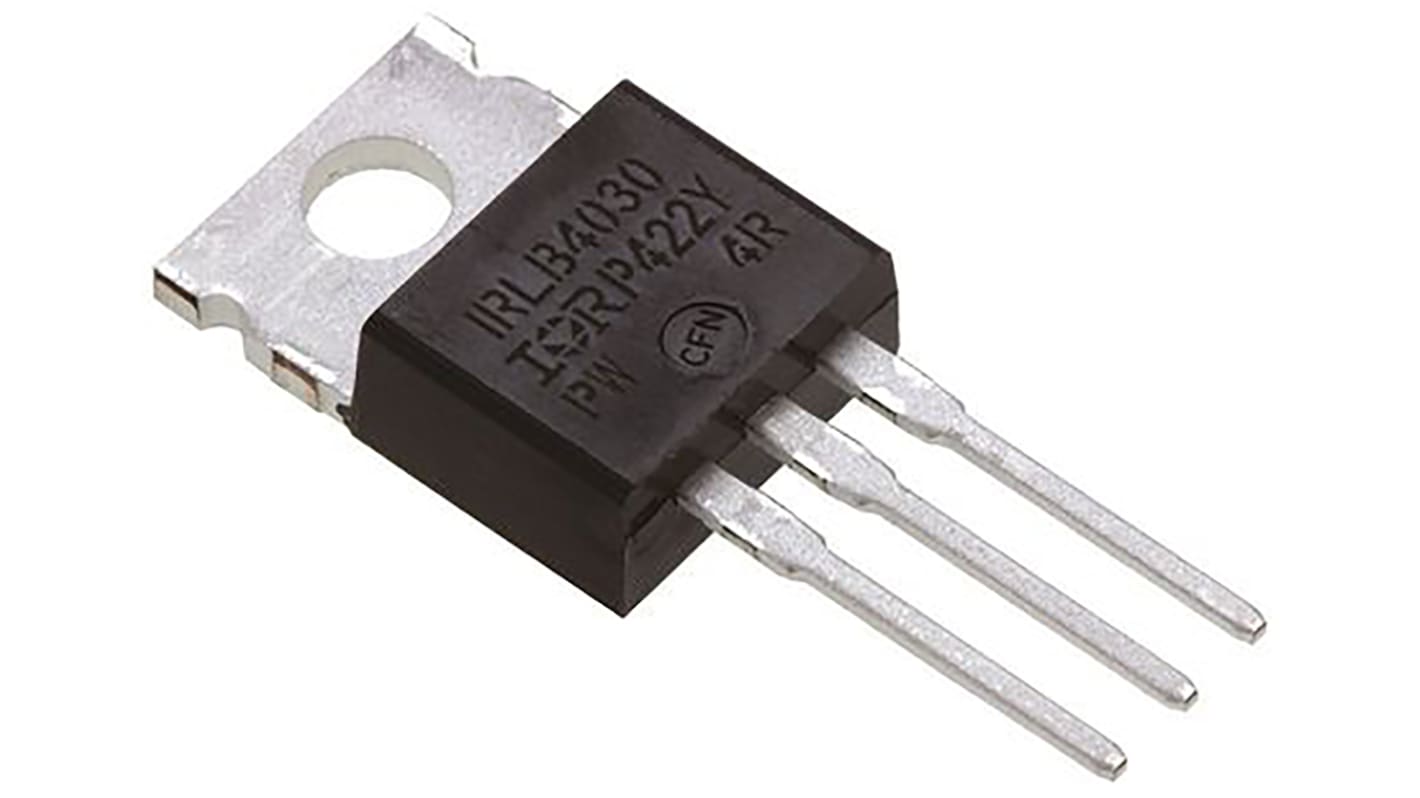 Infineon Nチャンネル MOSFET100 V 180 A スルーホール パッケージTO-220AB 3 ピン