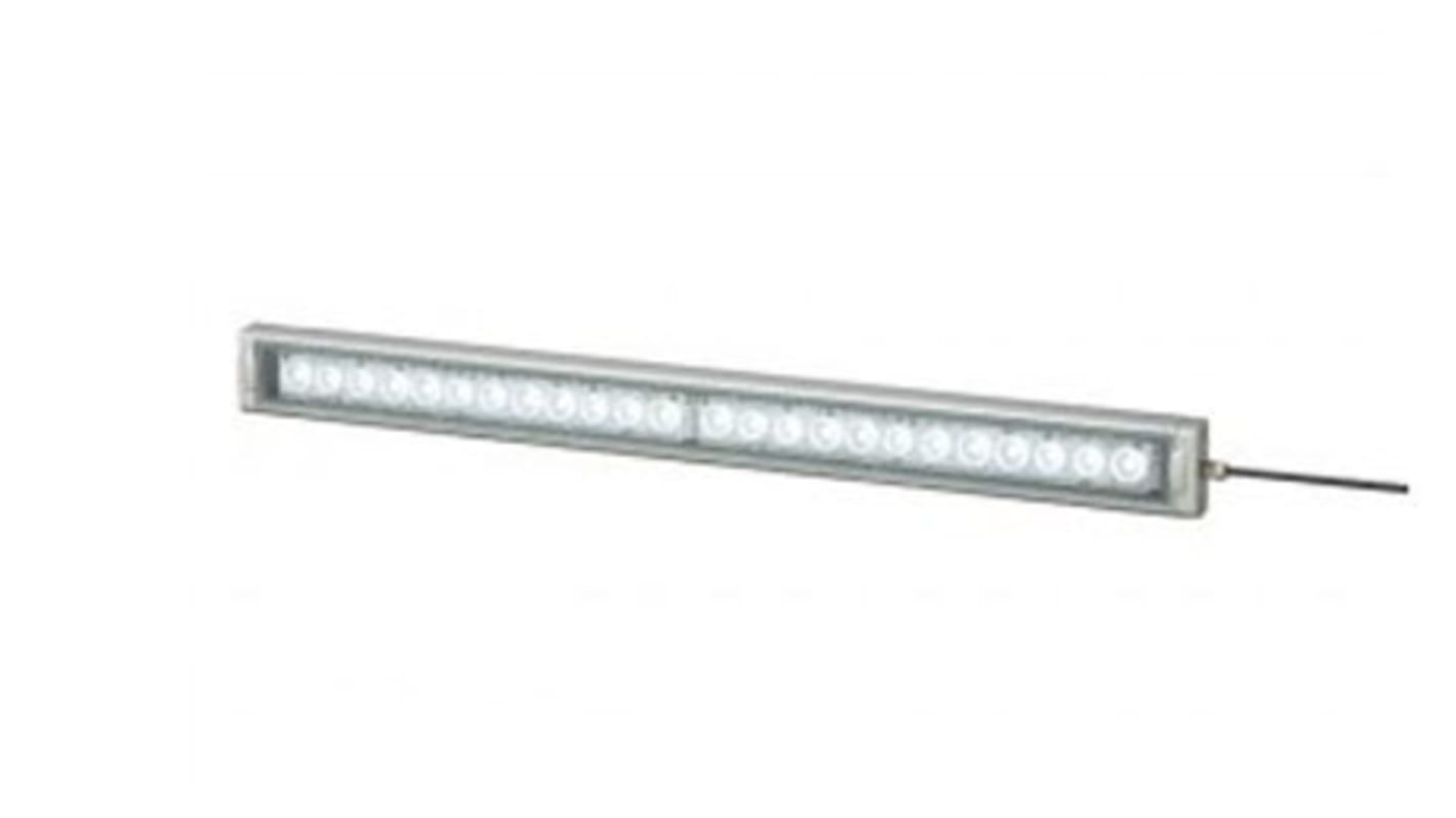 Barra luminosa LED Patlite modelo CWK, 24 V dc, 23,04 W, long. 600 mm, cable de 3m, IP66G, IP67G