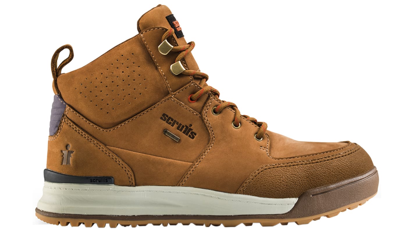 Botas de seguridad Scruffs, serie Grip GTX de color Marrón claro, talla 46, S3 SRA