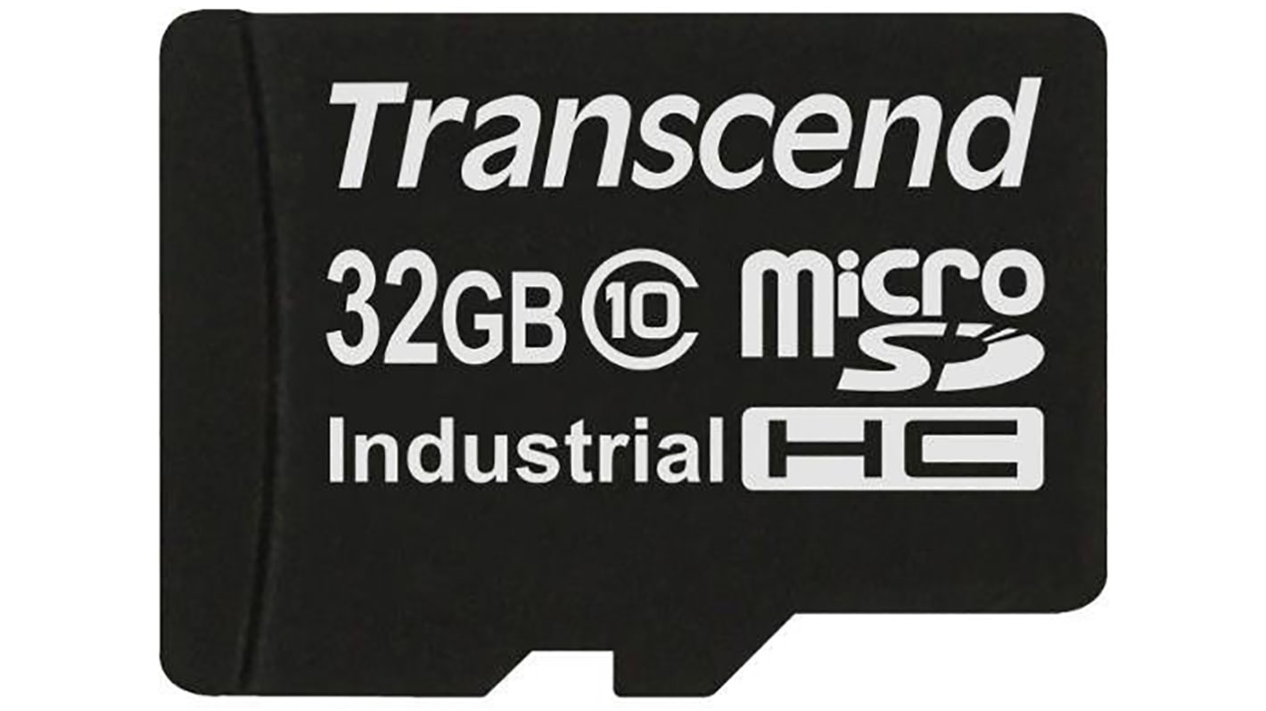 Transcend 32 GB Industrial MicroSDHC Micro SD Card, Class 10