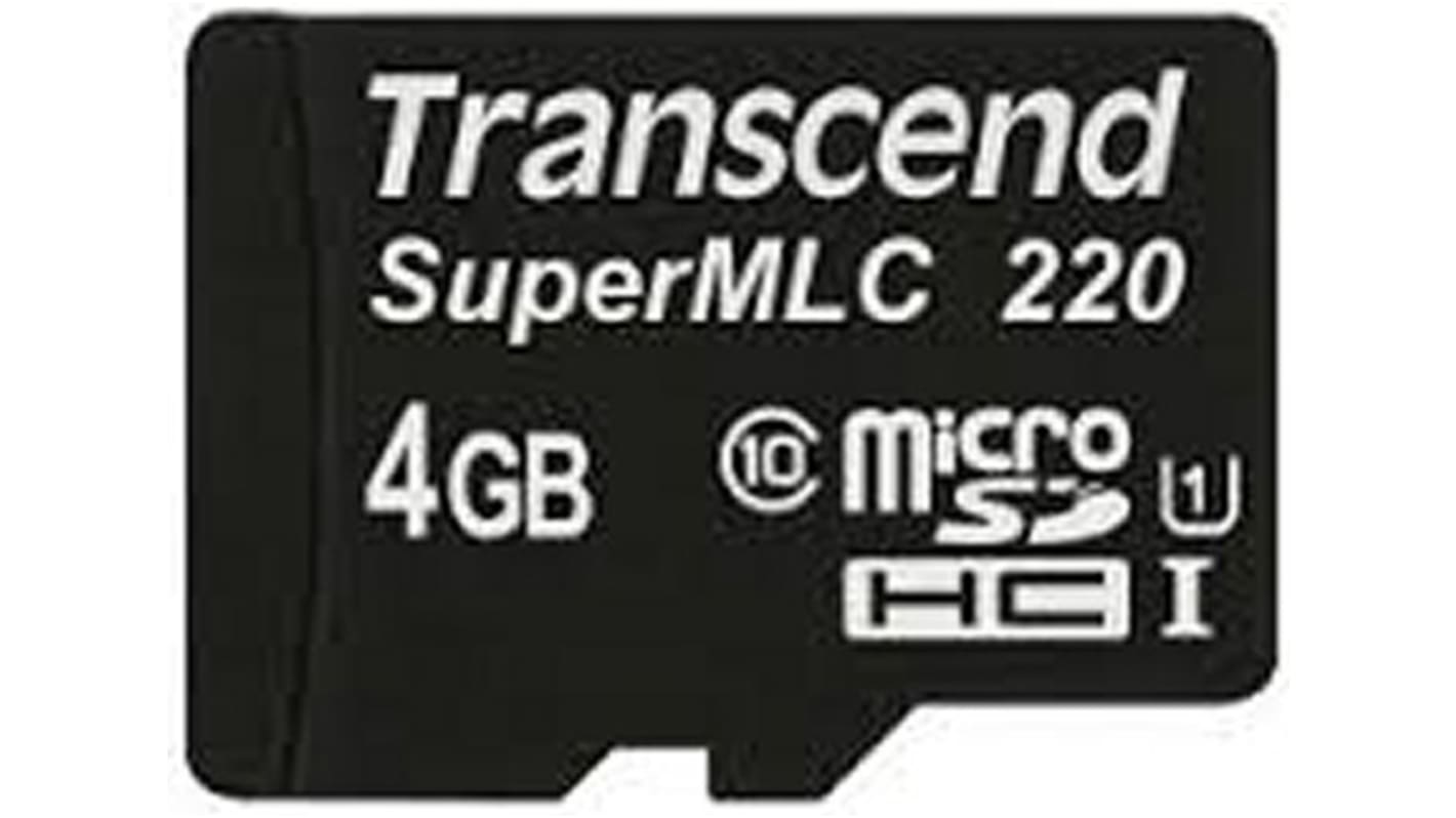 TS4GUSD220I Transcend 4 GB Industrial MicroSDHC Micro SD Card, Class 10, UHS1 U1 RS