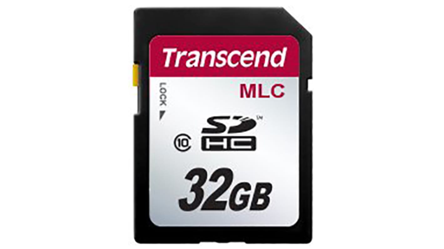 Tarjeta SD Transcend SDHC Sí 32 GB MLC -25 → +85°C