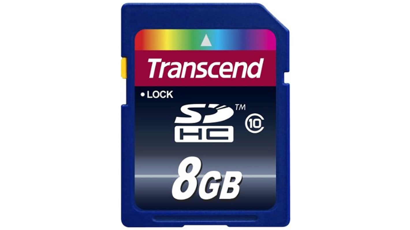 Transcend SDカードSDHC,容量：8 GB MLCTS8GSDHC10I