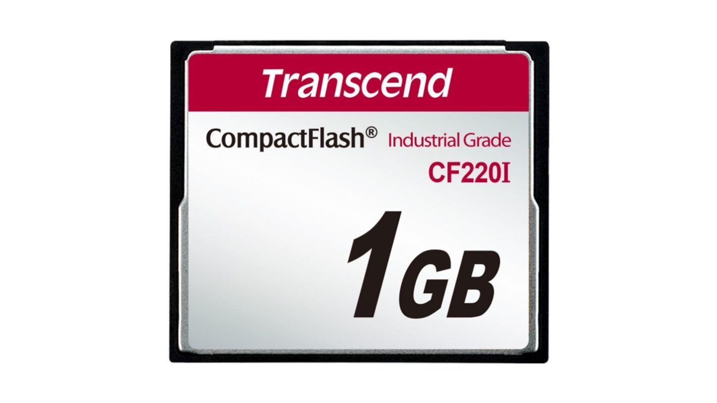 Scheda CompactFlash Transcend 4GB, Grado Industriale CF200I, Usata