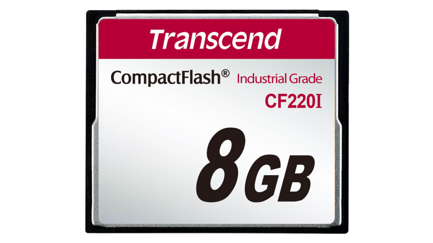 TS8GCF220I Transcend CF220I CompactFlash Industrial 8 GB SLC Compact