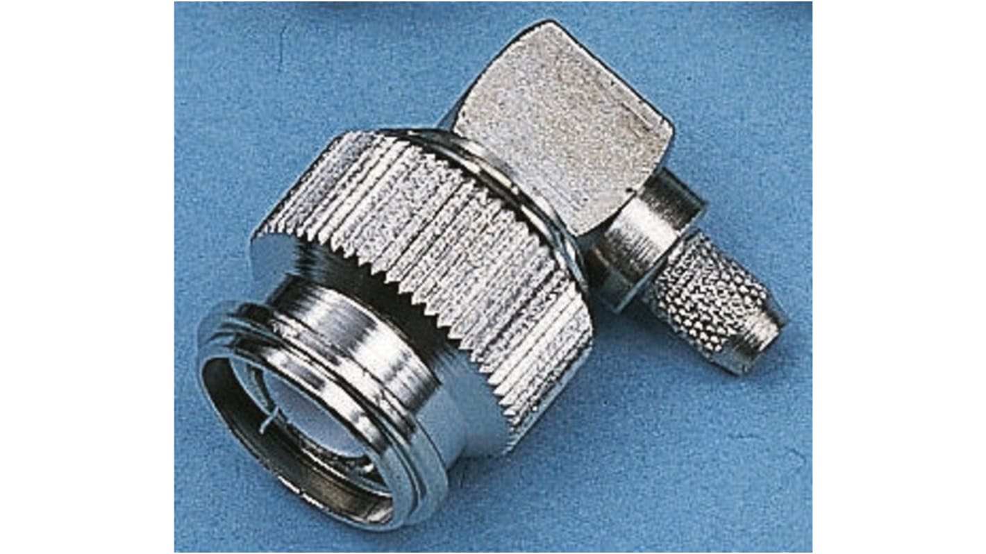 Conector coaxial Telegartner J01010B0012, Macho, Recto, Impedancia 50Ω, Montaje de Cable, Terminación de Crimpado,