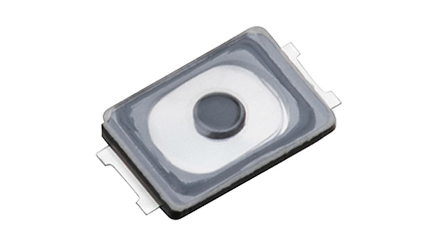 IP67 Push Plate Tactile Switch, SPST 20 mA @ 15 V dc 0.85 (Dia.)mm Surface Mount