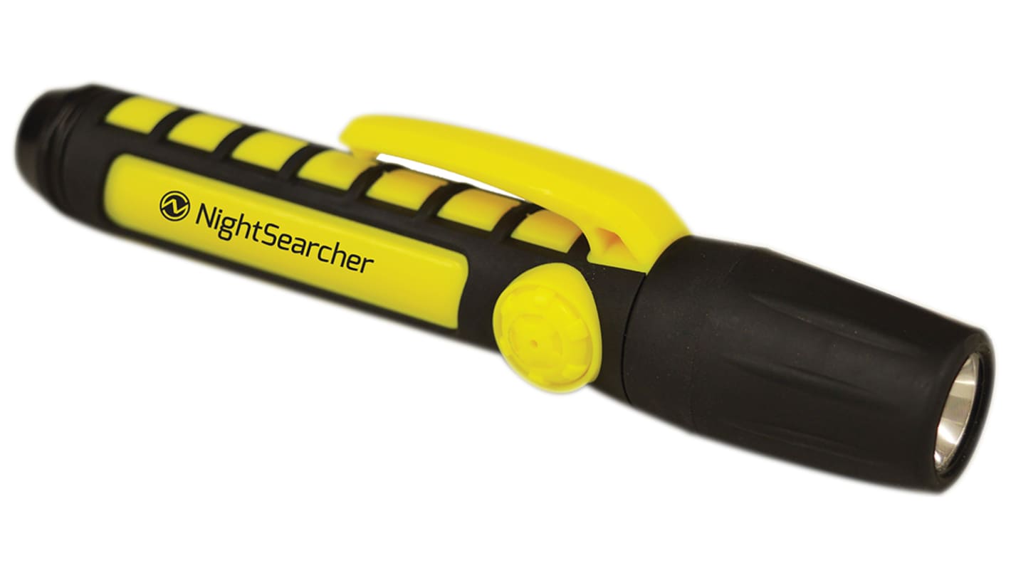 NSEXPL50 Nightsearcher ATEX, IECEx LED Pen Torch Black 50 lm, 142 mm RS