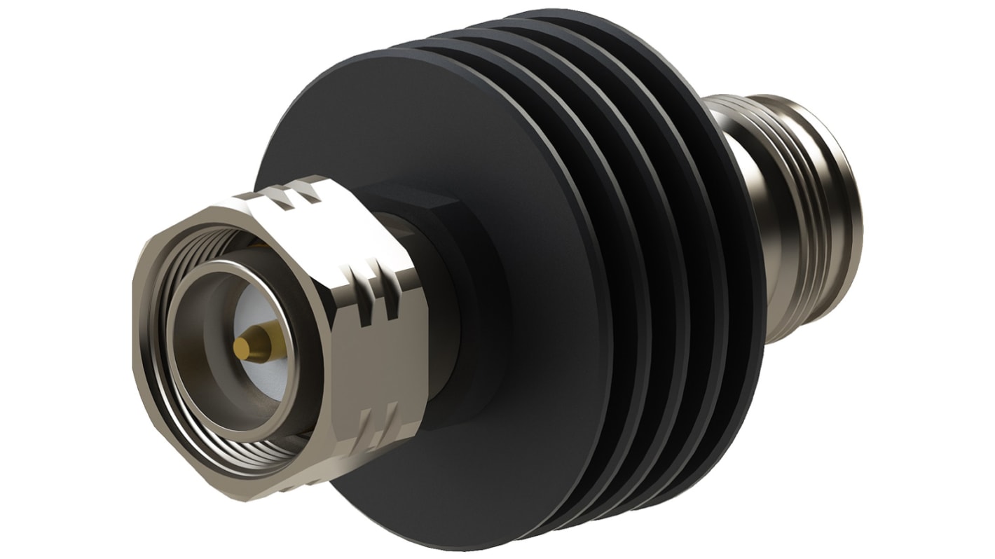 Radiall 50Ω RF Attenuator Straight Coaxial Connector Coaxial 10dB, Operating Frequency DC → 6GHz