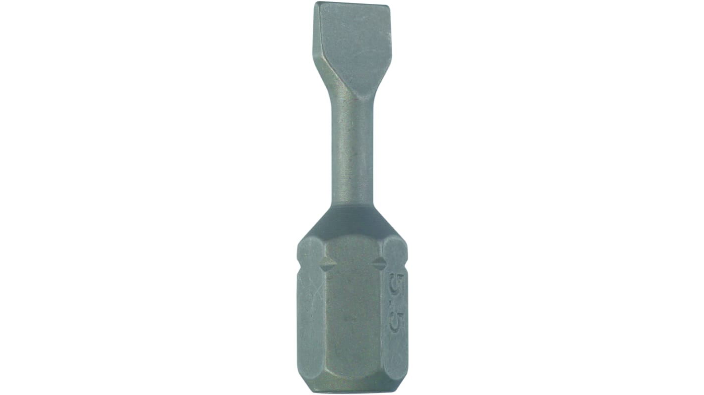 RS PRO Slotted Screwdriver Bit, SL5.5 Tip