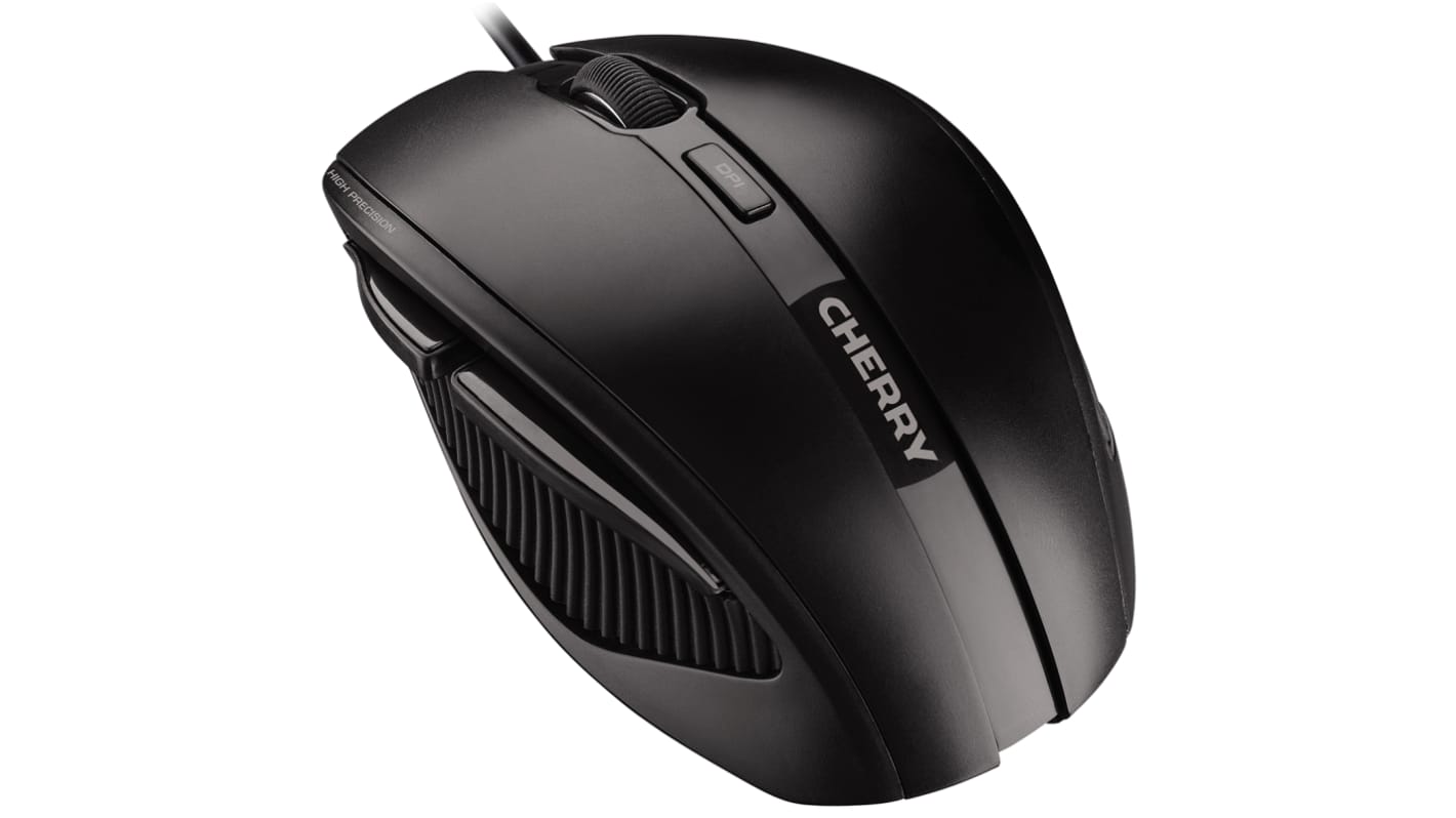 Cherry MC 3000 5 Button Wired Optical Mouse Black