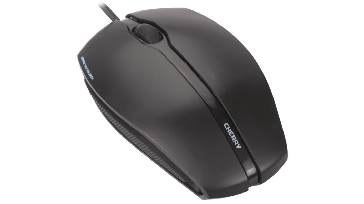 CHERRY GENTIX 3 Button Wired Symmetrical Optical Mouse Black