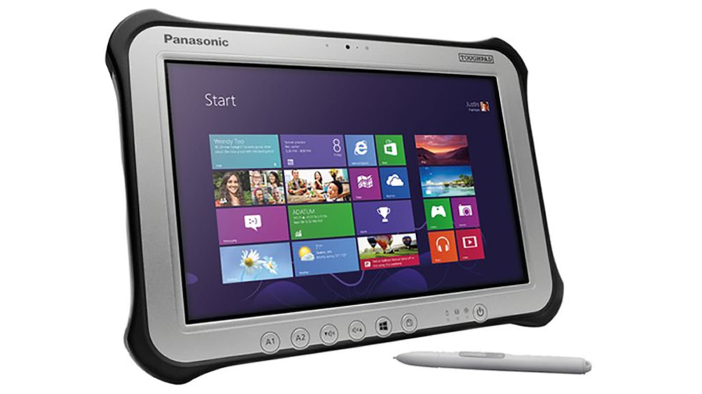 Panasonic FZ-G1 10Zoll Tablet, 1920 x 1200, 4GB, Windows 7 Professional, Windows 8.1 Pro, aktualisiert mit integrierter