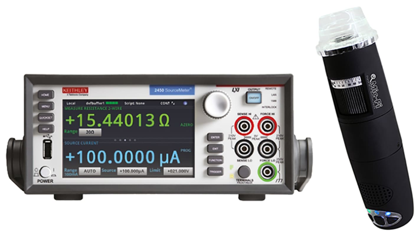 Keithley 2400 Sourcemeter 20 W, ±20 mV → ±200 V / ±10 nA → ±1 A, 20 Ω → 200 MΩ