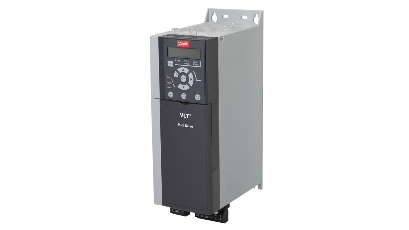 Variador de frecuencia Danfoss serie FC280, 0,37 kW, 400 V ac, 3 fases, 1 A, 1,2 A, 0 → 500Hz, IP20