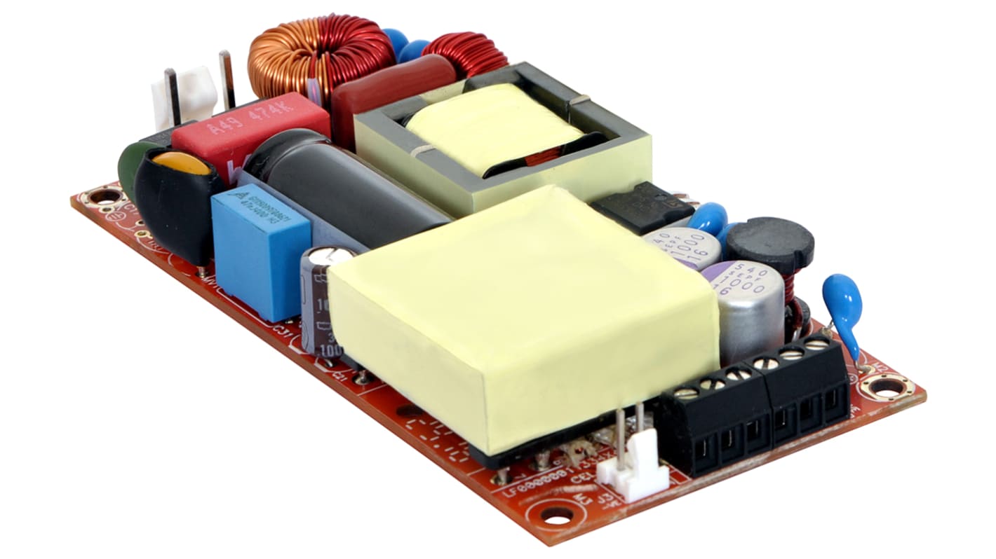 EOS Switching Power Supply, MULP180-1312, 12V dc, 9.37A, 180W, 1 Output, 390 V dc, 80 → 264 V ac Input Voltage
