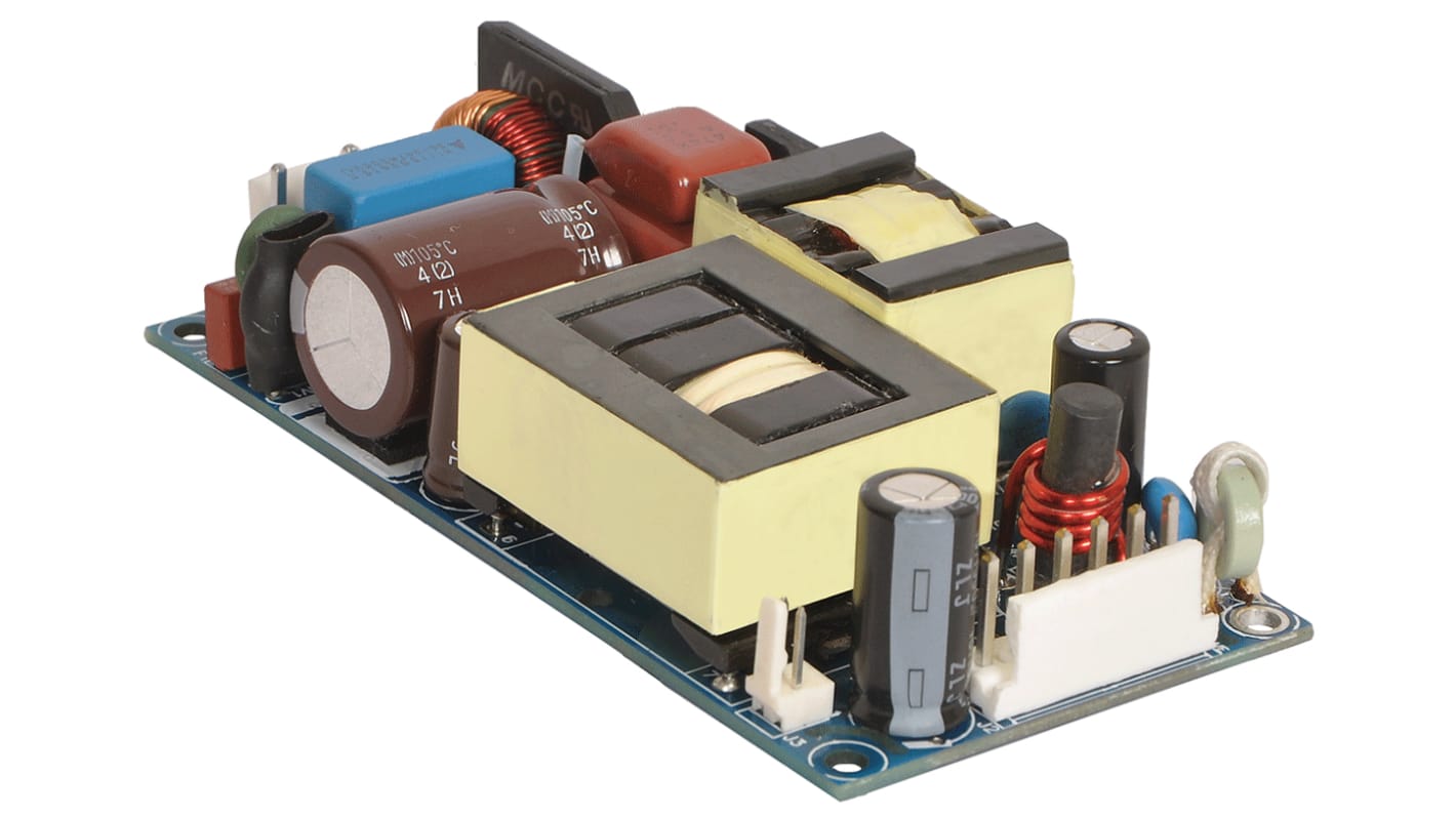 EOS Embedded Switch Mode Power Supply (SMPS), 12V dc, 9.37A, 225W, 1 Output, 390 V dc, 85 → 264 V ac Input