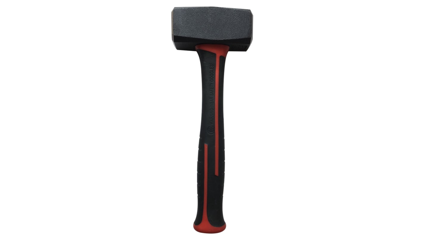 RS PRO Carbon Steel Lump Hammer with Fibreglass Handle, 1.5kg