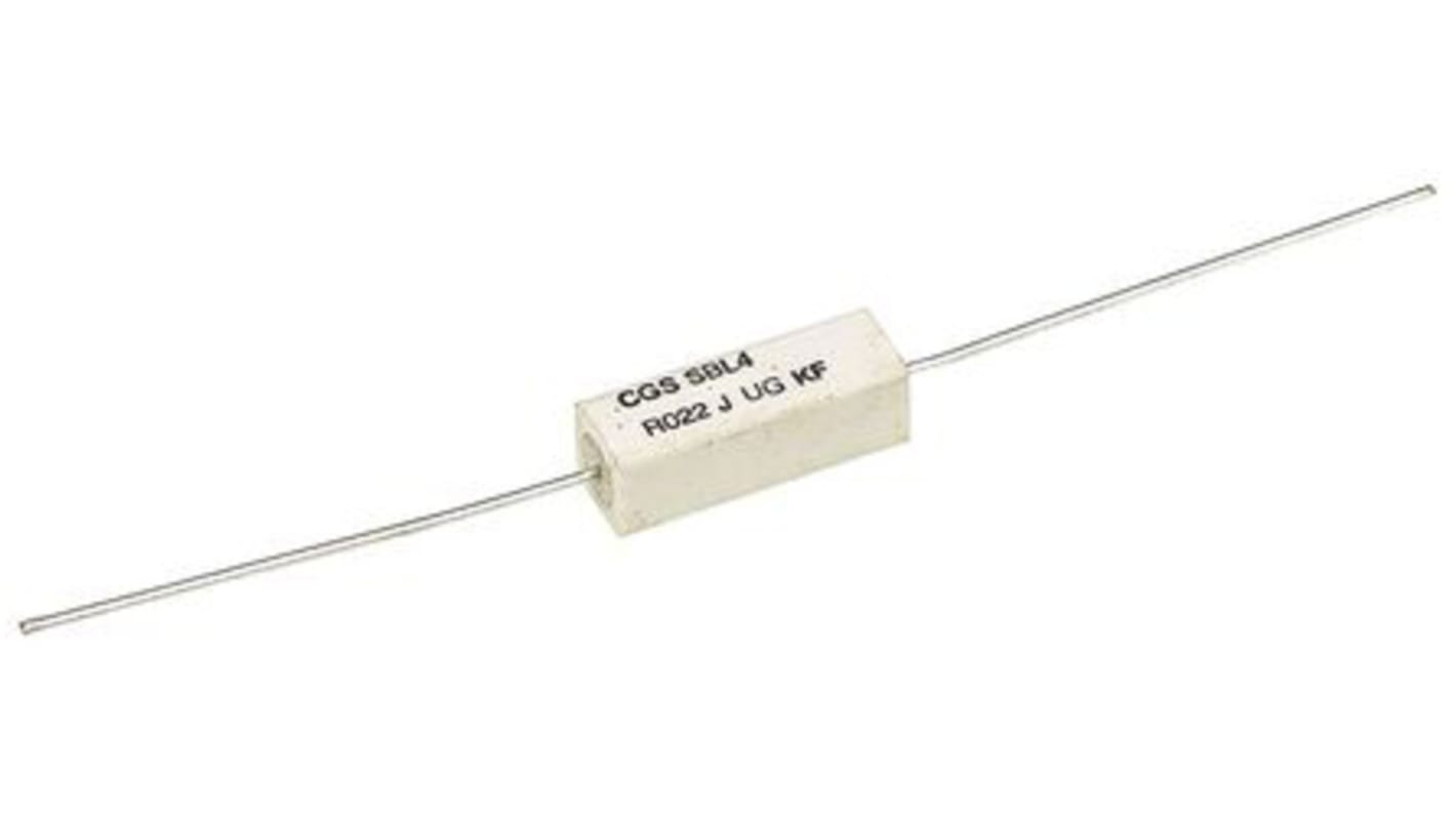 TE Connectivity 22mΩ Metal Film Resistor 4W ±5% SBL4R022J