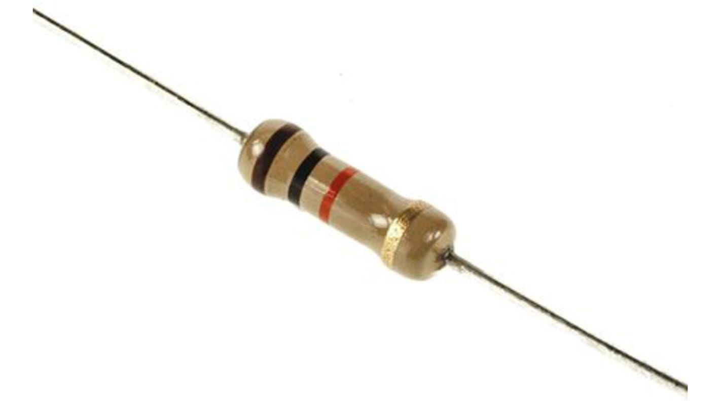 TE Connectivity 10kΩ Carbon Film Carbon Film Resistor 0.5W ±5% CFR50J10K