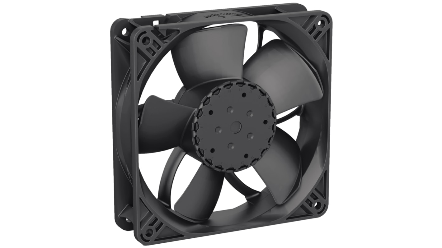 Axiální ventilátor, řada: 4300 N - S-Panther DC, 119 x 119 x 32mm 12 V DC